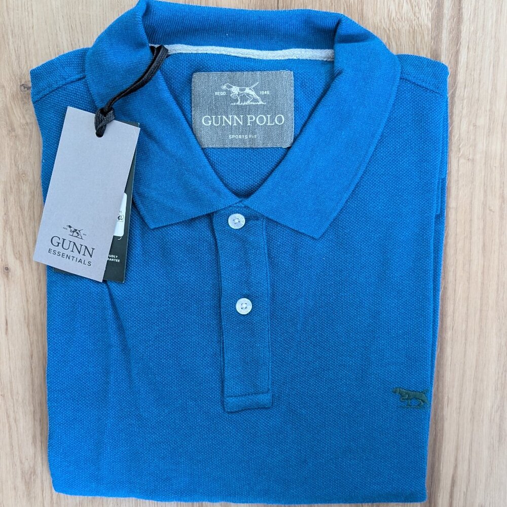 NWT Rodd & Gunn The Gunn Polo Shirt, Sport Fit – Men’s XXL – Lapis Blue